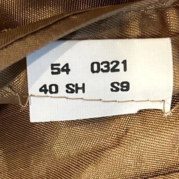 Brooks Brothers Blazer Mens 40S Brown Wool Tweed 2 Button Sports Coat Jacket USA Sport Coats & Blazers